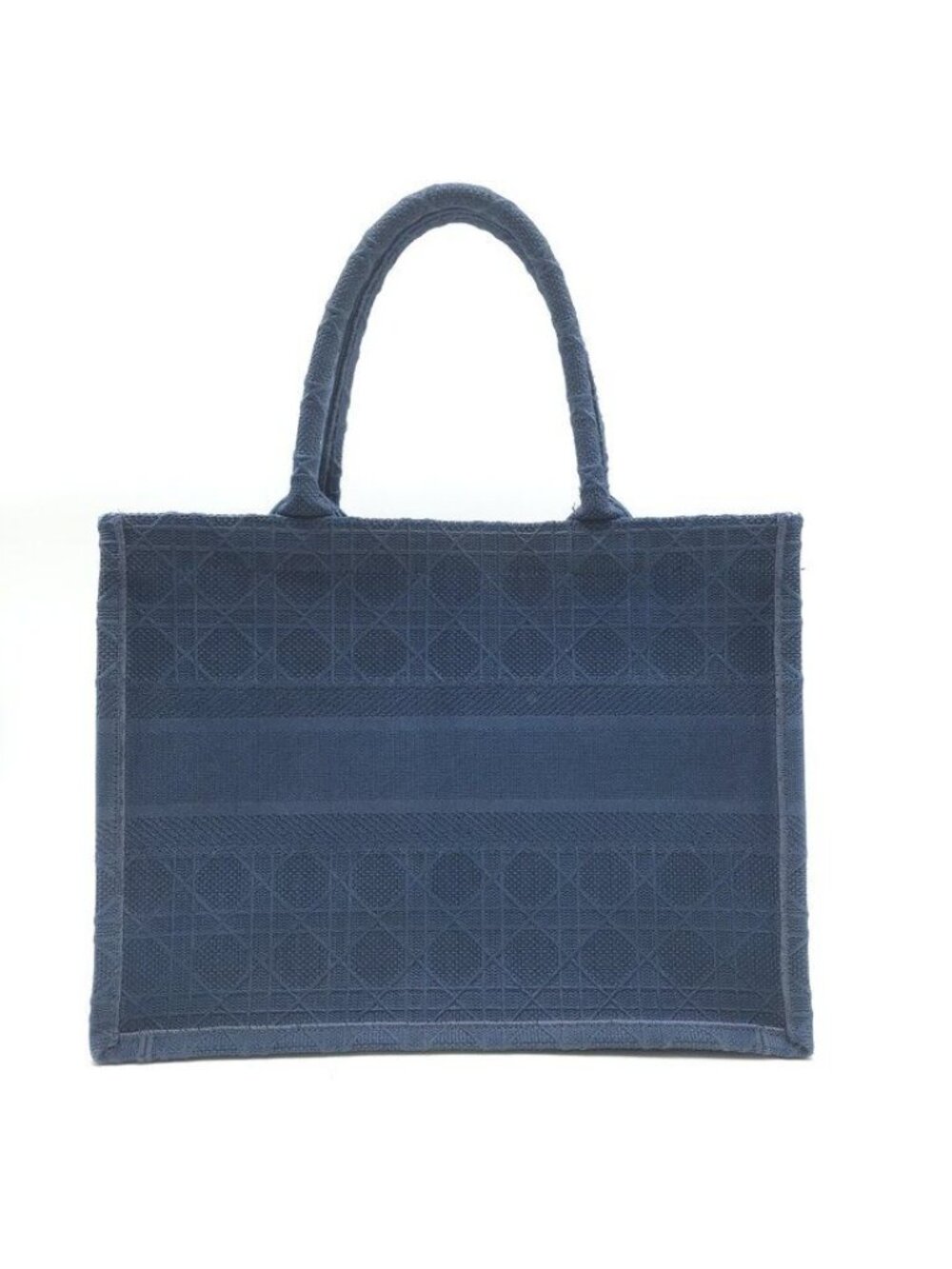 Dior Book Tote Cannage Canvas Blue - Picture 3 of 10
